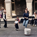 Kids dancing in the street