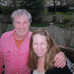 Married filmmakers Victor Zimet and Stephanie Silber smiling