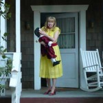Actress Lynn Lowry carries a disturbing doll in Basement Jack