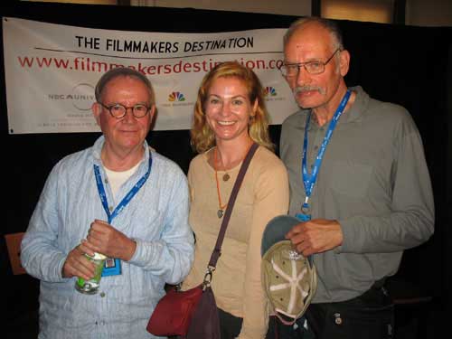 Buck Henry, Jennifer M. Kroot and George Kuchar pose for a portrait