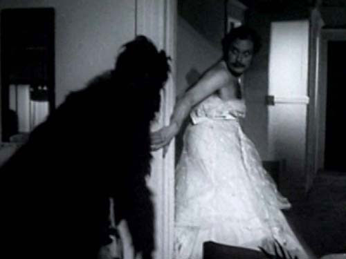 George Kuchar is pursued by a gorilla in Thundercrack!