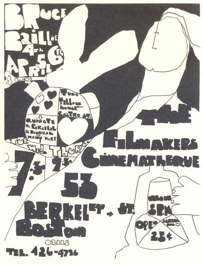 Movie poster for Bruce Baillie films