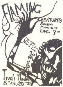 Movie poster for Flaming Creatures