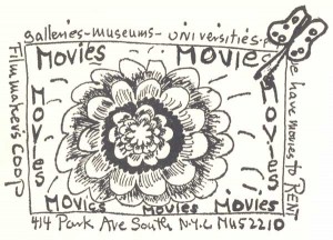 Underground Movie Screening Poster Movie poster for a screening of underground films