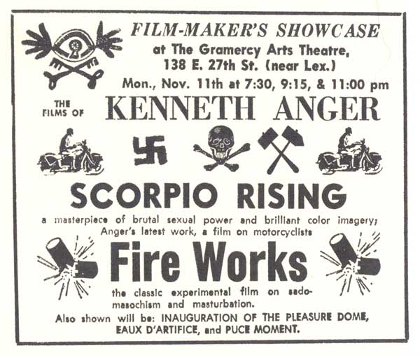 Movie poster for Scorpio Rising
