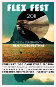 Florida Experimenal Film/Video Festival Film festival poster featuring a desert scene