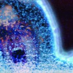 Ghost breaks up into TV static