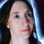 Ghostly image of a woman