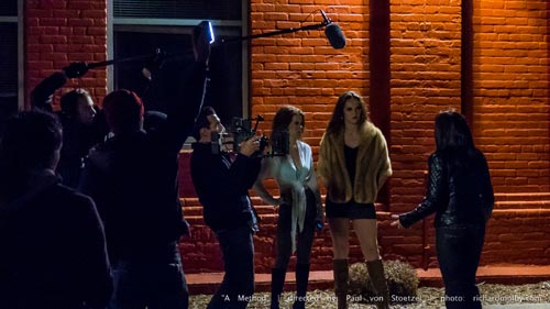 Three prostitutes are filmed for a documentary