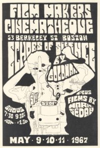 Poster promoting a screening of Peter Goldman's Echoes of Silence