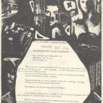 Flyer promoting experimental film workshops at the Boston Cinematheque