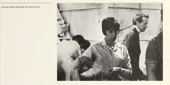 Filmmaker Shirley Clarke directing The Connection