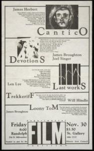 Flyer for a film screening in Chicago