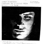 Poster promoting a screening of films by Jay Leyda, Mary Ellen Bute and more