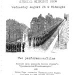 Poster promoting a screening of films curated by Brian L. Frye and Bradley Eros