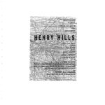 Poster promoting a screening of films by Henry Hills