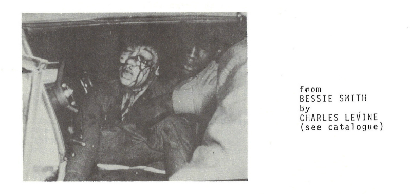 Film still from Bessie Smith by Charles Levine