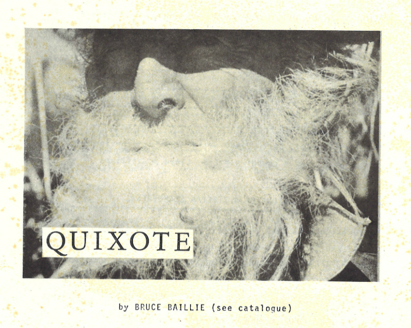 Film still from Quixote by Bruce Baillie
