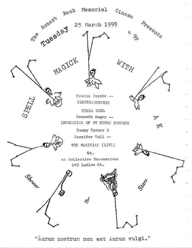 Film flyer featuring fairies