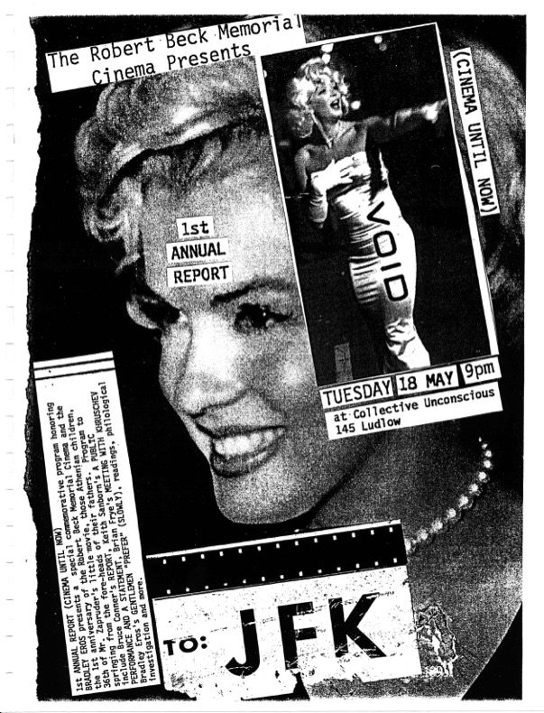 Film flyer featuring Marilyn Monroe
