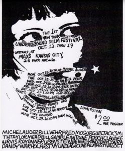 Poster for the 1970 New York Underground Film Festival