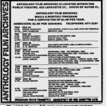 Village Voice Anthology Film Archives Ad: 12.24.70