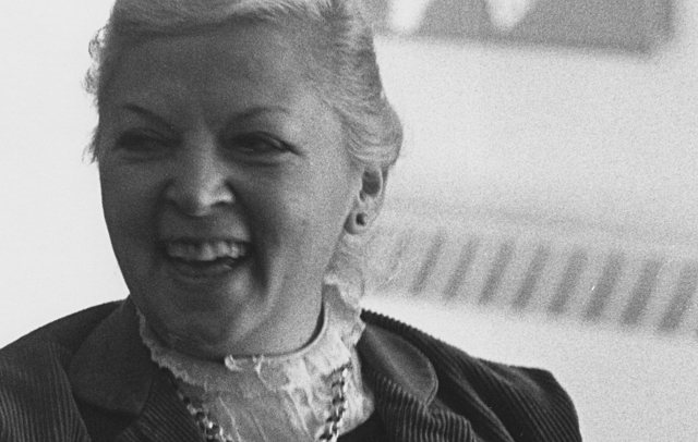 Filmmaker Storm de Hirsch sitting and smiling