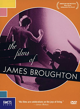 DVD cover that features a photo of James Broughton directing a scene