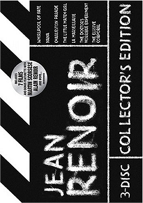 DVD cover featuring a drawing of a film slate clacker