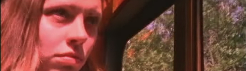 Close-up of a woman at an amusement park from Damon Packard's Reflections of Evil