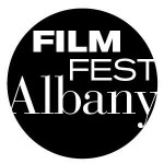 Albany Film Festival Circular text logo for the Albany Film Festival