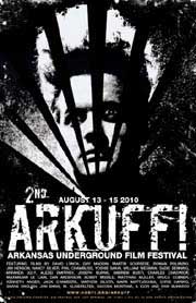 Arkansas Underground Film Festival Film festival poster featuring David Lynch's Eraserhead