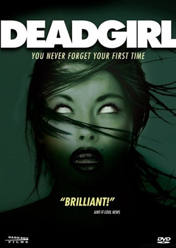 DVD cover featuring a drawing of a female corpse