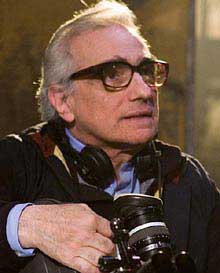 Martin Scorsese Martin Scorsese on set directing