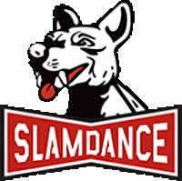 Slamdance Film Festival logo featuring a smiling dog