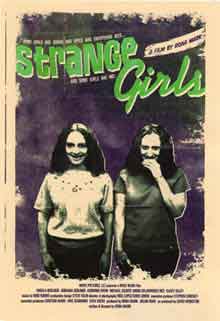 Strange Girls Movie poster featuring demented twin sisters