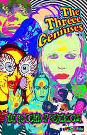 The Threee Geniuses: The ReDeath of Psychedelia Psychedelic DVD cover for the Three Geniuses