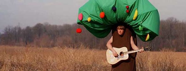 Daniel Smith of The Danielson Familie band dressed as a giant tree
