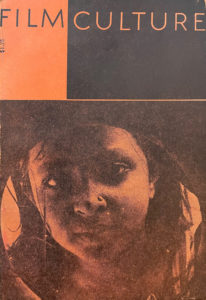 Cover to Film Culture issue 19 that has an image to the film Pather Panchali