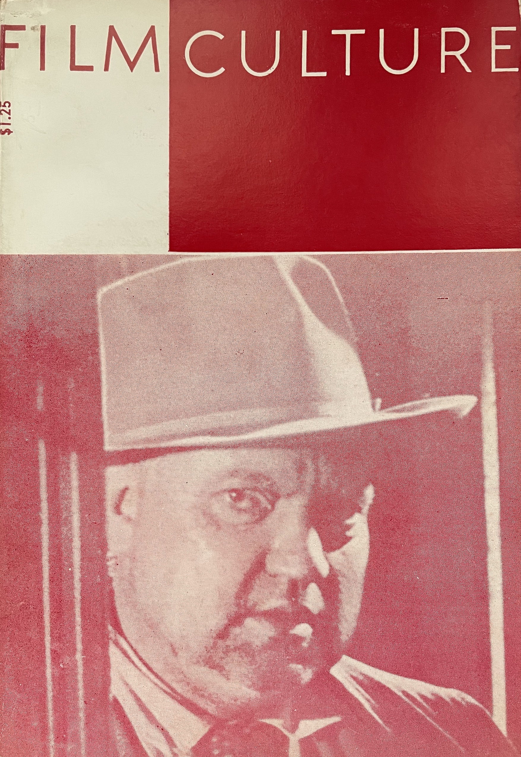 Cover to Film Culture 20 that has a photo of Orson Welles