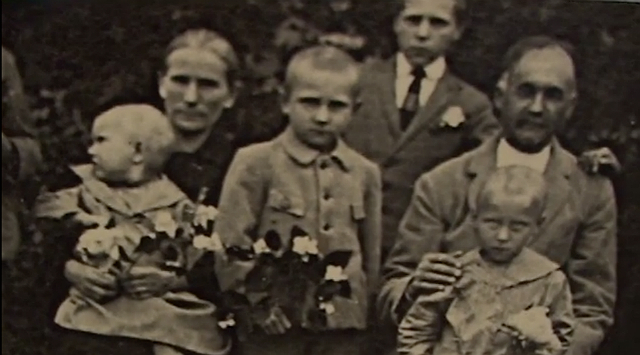 Childhood photo of Jonas Mekas