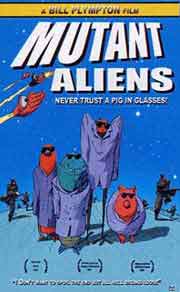 Mutant Aliens DVD cover featuring Bill Plympton drawing of aliens