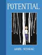 Potential book cover featuring a drawing of a woman standing in a forest