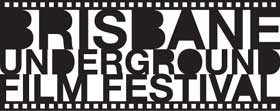 Brisbane Underground Film Festival Text logo for the Brisbane Underground Film Festival