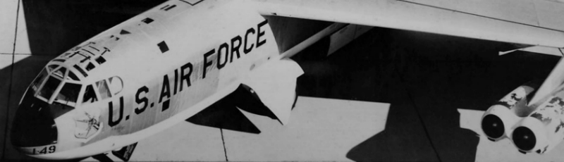 A U.S. Air Force bomber waits on the tarmac