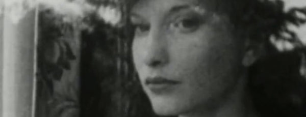 Maya Deren stares out the window in her iconic portrait