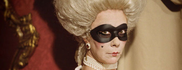 Masked Victorian woman