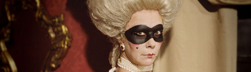 Masked Victorian woman