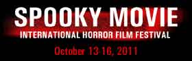 Spooky Movie Film Festival Text logo for the Spooky Movie International Horror Film Festival