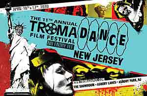TromaDance Film Festival Film festival poster featuring the Toxic Avenger as the Statue of Liberty